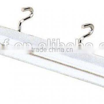 G1 chrome slatwall shelf bracket for wood board for supermarket