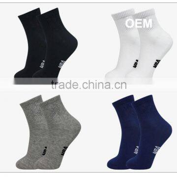 hosiery custom logo wholesale tennis socks sport ankle cotton sock white