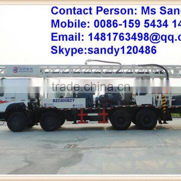 600 meters truck mounted water well drilling rig