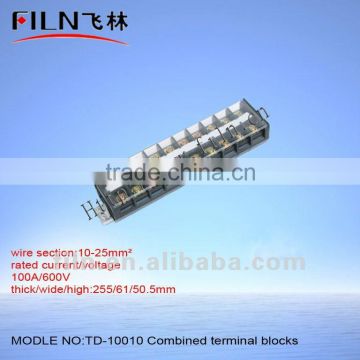 screwless connector combined terminal block TD-10010