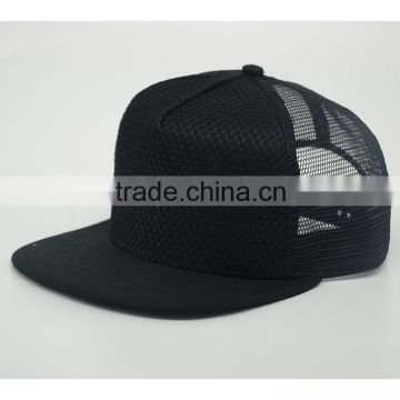 Flat bill cap snapback cap mesh cap trucker hat