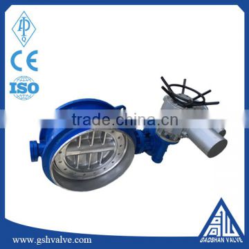 butt weld butterfly valve motor operated PN25 dn 800