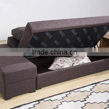 High quality Multifunctional Fabric Sofa Bed with storage for Wholesales