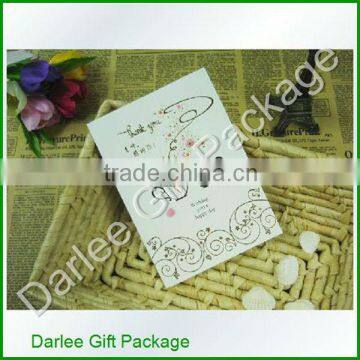 scented paper card/ blank paper card/ foldable paper card