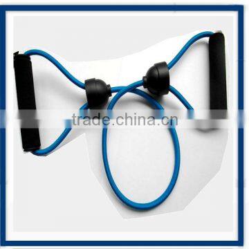 Gym Machine Use Elastic Cord with handle