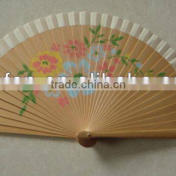 promotion wooden fan