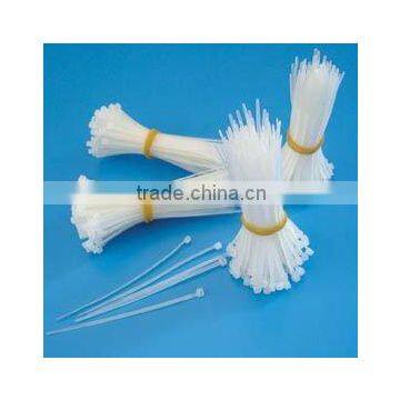 Plastic white nylon cable ties