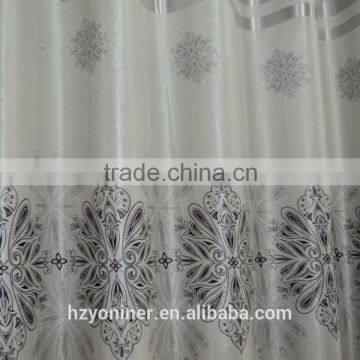 Unique printed blackout curtain fabric/drapery fabric/hotel decoration material