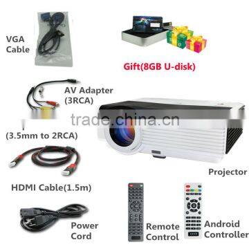 Wireless Home Theater Projector Projector for Sale HDMI Vga USB Port photo-5