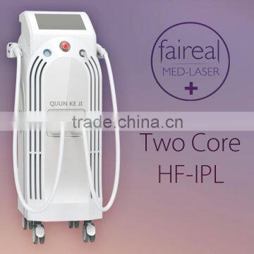 Intense pulsed light therapy IPL Machine Facial Sun damage and diffuse rednes IPL hair removal