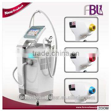 Advanced technology 755nm/808nm/1064nm three wavelength diode laser hair removal machine