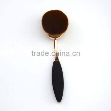 Private Label Toothbrush Shape Single Oval Makeup Brush Beauty Cosmetic