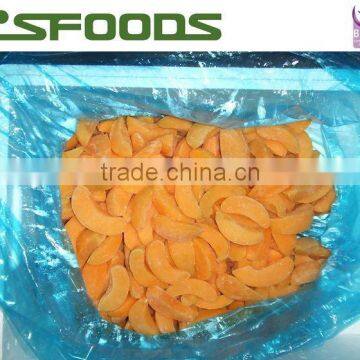 China IQF Frozen yellow peach halves