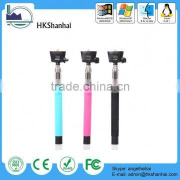 world cup 2014 latest technology wireless monopod / camera selfie stick hot sale in china supplier