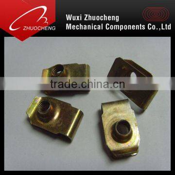 zinc plated customized spring clip nuts