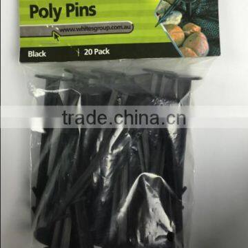 Weed mat Poly pins,plastic weed mat pins,20PCS/SET