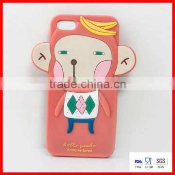 monkey shape silicone phone cases