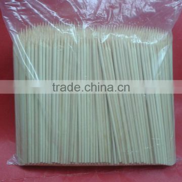 2.5*120mm round natural BBQ bamboo skewer wholesale