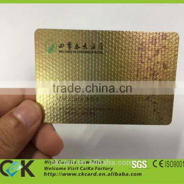 New Pruducts!customized eco-friendly pattern pvc card from China Golden manufacturer