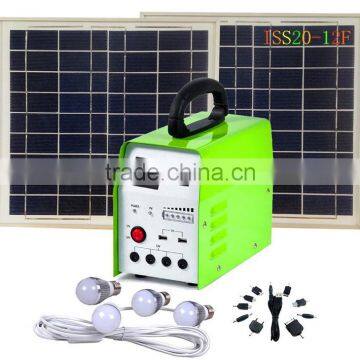 Popular power solar system 20W, solar system 20W,solar system for home 20W