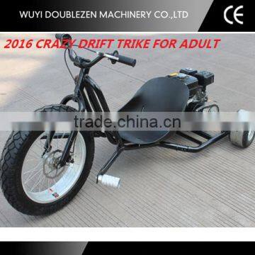 2015 new design 3 wheel gas powered adults drift trike