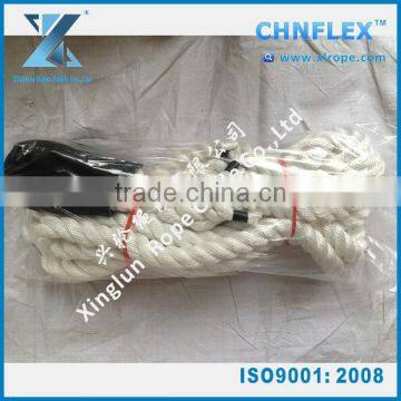 3 strand kinetic recovery rope / Nylon tow rope for cars