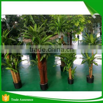 Real Touch Artificial Brazil Dracaena Decorative Silk Plant in Pot