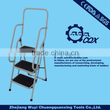 3 step folding ladder for UK market