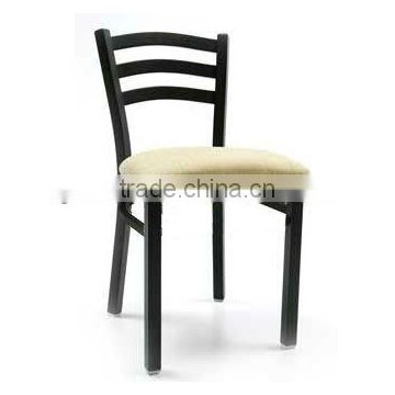 upholstered metal frame dining chair