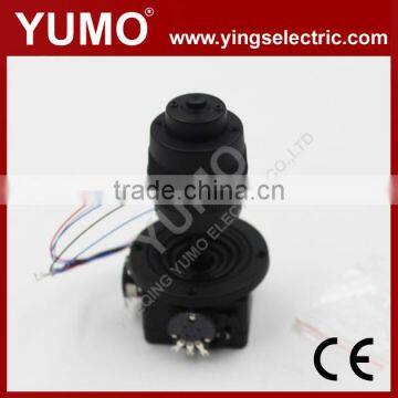 YM4001B-M industrial handle joysticks auto spring return potentiometer joystick potentiometer output hall