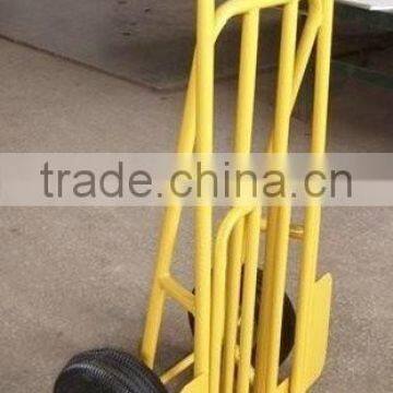 hand trolley HT1826 with folding plate,yellow color