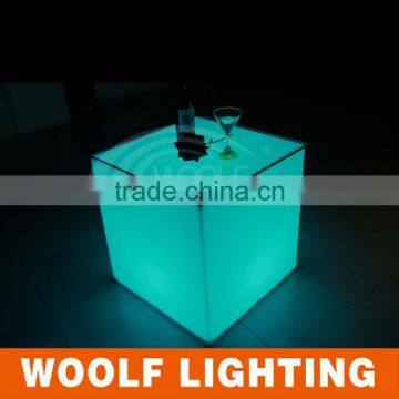Glowing Simple Design Illuminated Popular Decorative Led Cube Chair photo-3