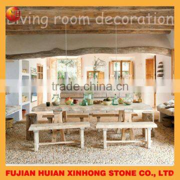 2016 New Style Pink and Yellow Mixed Pebbles Stone photo-4