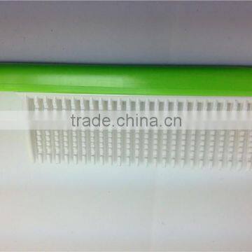 Plastic Double Color Hair Brush Advanced Teasing Comb photo-3