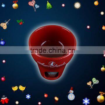 Ceramic Tealight Mini Milk Cheese Fondue Cup Set, Chocolate Fondue photo-2