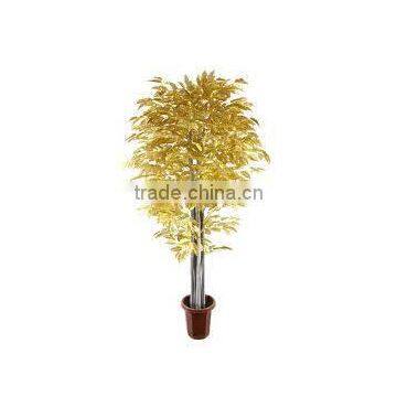 SJ2001022 Small Potted Foliage Banyan Tree Landscaping Decoraative Garden Tree photo-3