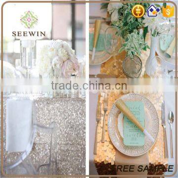 Bright Glittering Sequin Table Runner for Wedding Deco photo-5