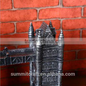 Resin 3d Building Model Resin Gold and Silver London Bridge Souvenirs photo-5