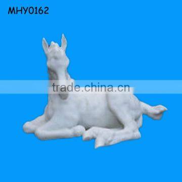 White horse special Unpainted Ceramic Bisque