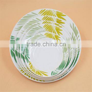 Ceramic Porcelain Tableware Custom Printed Dinner Plate