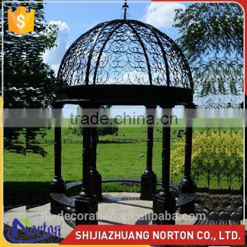 Outdoor cheap Wrought iron Patio gazebos roof NTIG-023Y