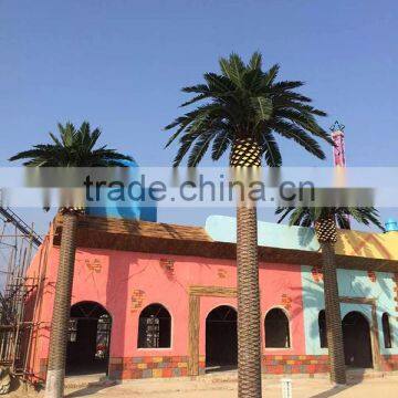 Outdoor UV resistance date palm tree for building decoration