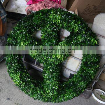 Preserved Boxwood Peace Wreath Topiary photo-3