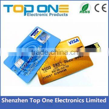 Custom Logo 4gb Credit Card Usb Flash Drive , Promotional Business Plastic Card USB Flash Stick photo-4