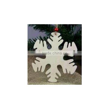 christmas wooden snowflakes craft