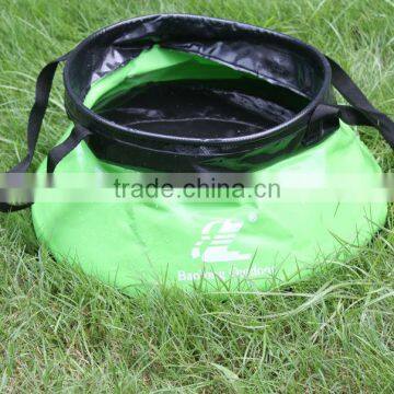 foldable PVC water bucket for outdoor use with different size and shape