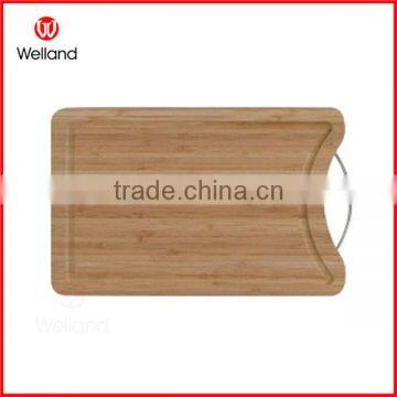 cutting board serving tray with drip groove