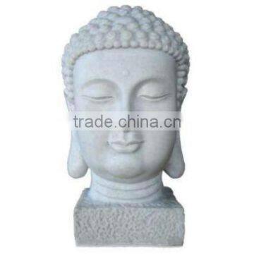 Chinese Brand 30% Discount White Marble Buddha Head photo-3