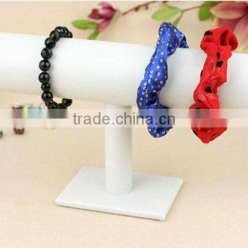 2015 New Fashion Colorful Velvet Single Layer T Shape Bracelet Holder photo-4