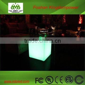Plastic Battery Operated Led Chair Illuminated Glowing Square photo-3